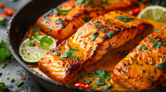 Kokos-Lachs mit Thai-Curry-Vergnügen